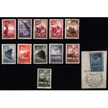 1950 - Ungarn - AFA 1095-1103 & AFA 1417 & AFA 1465 - Frimærke - Stemplet.